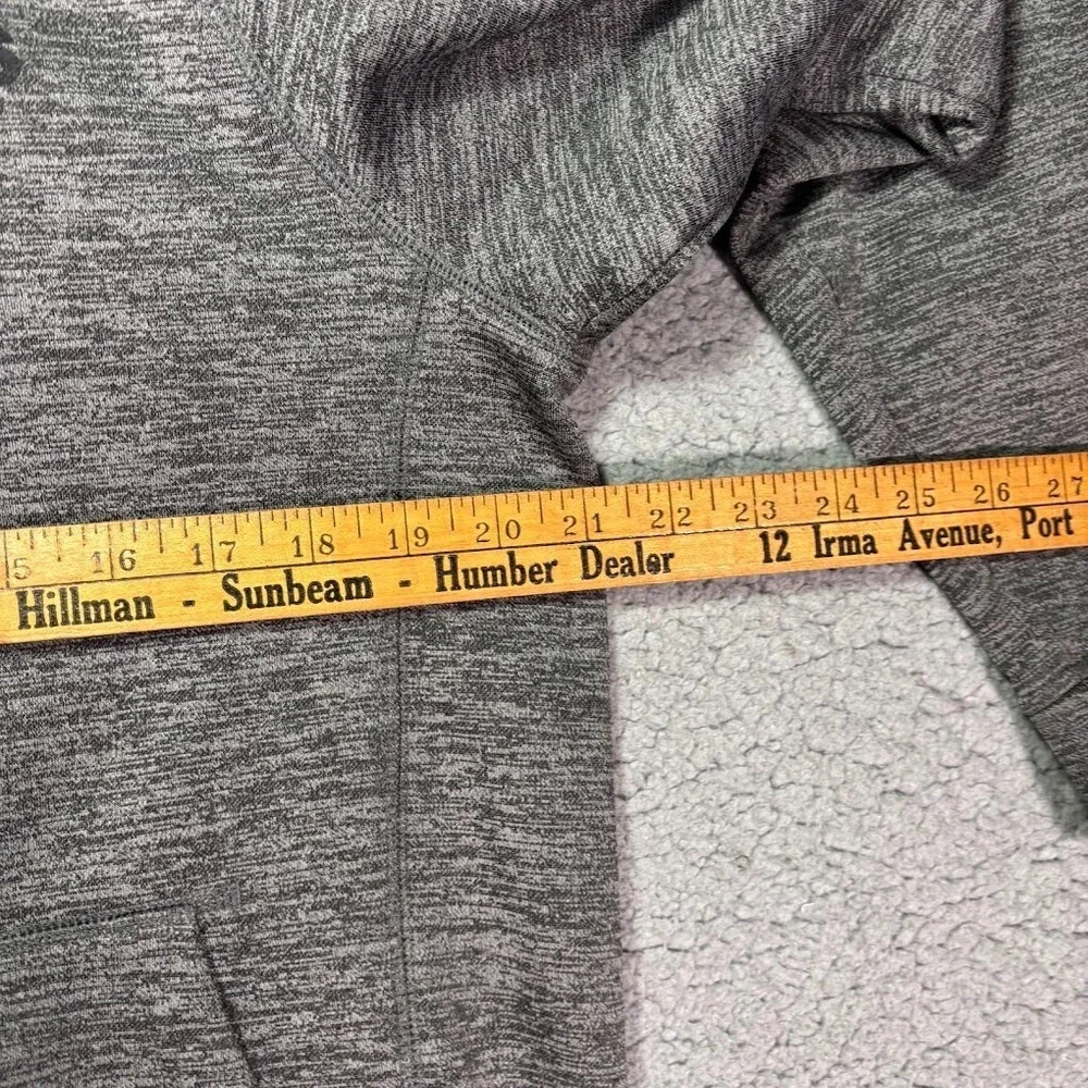 Adidas Mens Climawarm Team Issue Hoodie Full-Zip Size M Heather Gray Fleece TI